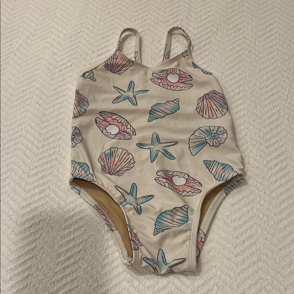 Old Navy Kids Swim One Piece - Seashell and Starfish Print